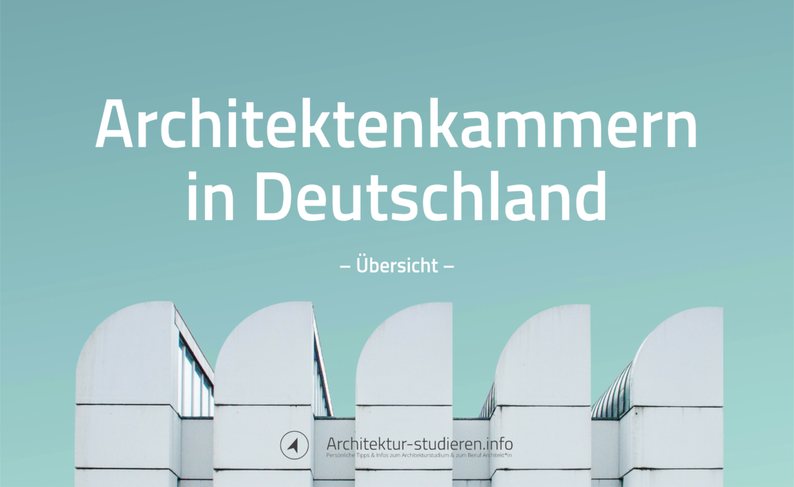 Übersicht über alle Architektenkammern in Deutschland | © Architektur-studieren.info