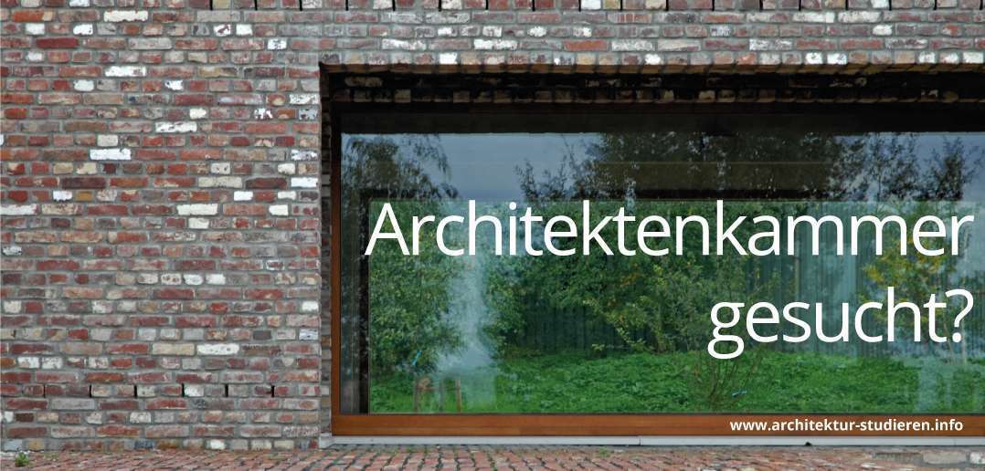 Architektenkammer gesucht? | © Architektur-studieren.info