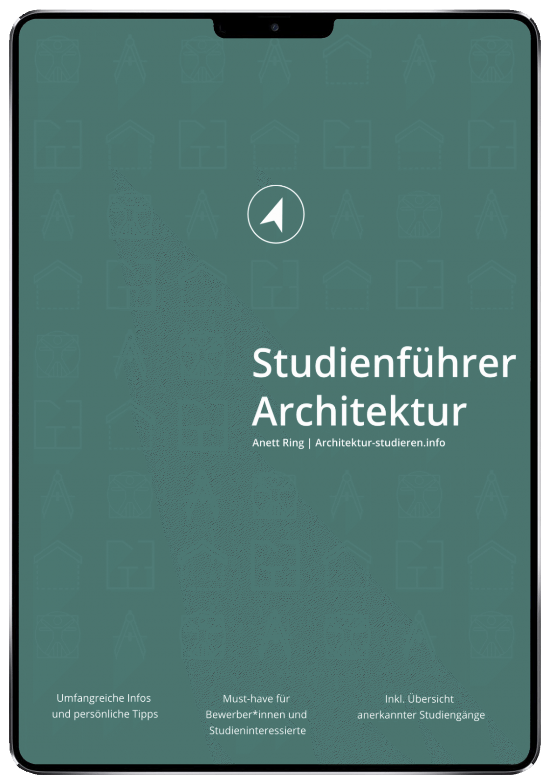 E-Book "Studienführer Architektur" für Studieninteressierte und Bewerber*innen für Architekturstudium | © Anett Ring, Architektur-studieren.info