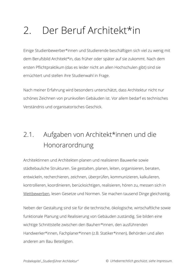E-Book "Studienführer Architektur" für Studieninteressierte und Bewerber*innen für Architekturstudium | © Anett Ring, Architektur-studieren.info