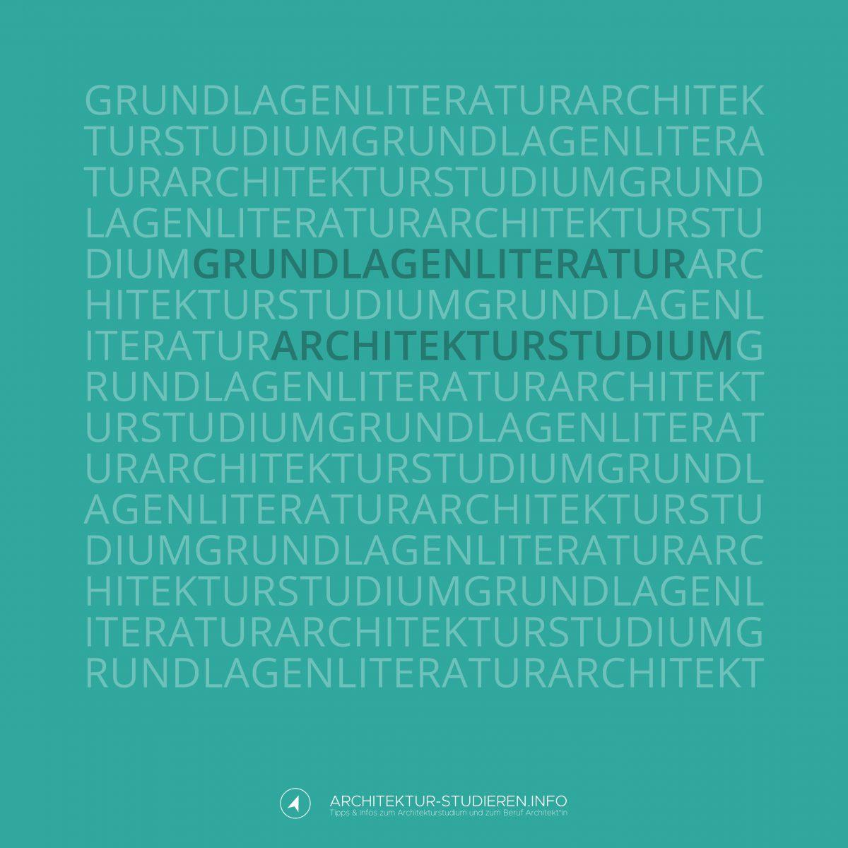 Buchempfehlungen Architekturstudium: Grundlagen [Literaturliste] | © Anett Ring, Architektur-studieren.info