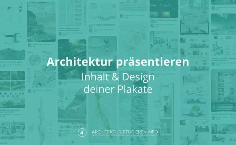 Architektur präsentieren: Inhalt & Design deiner Architekturplakate