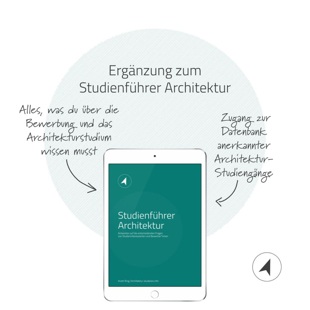 Workbook Ergänzung zum Studienführer Architektur | © Anett Ring, Architektur-studieren.info