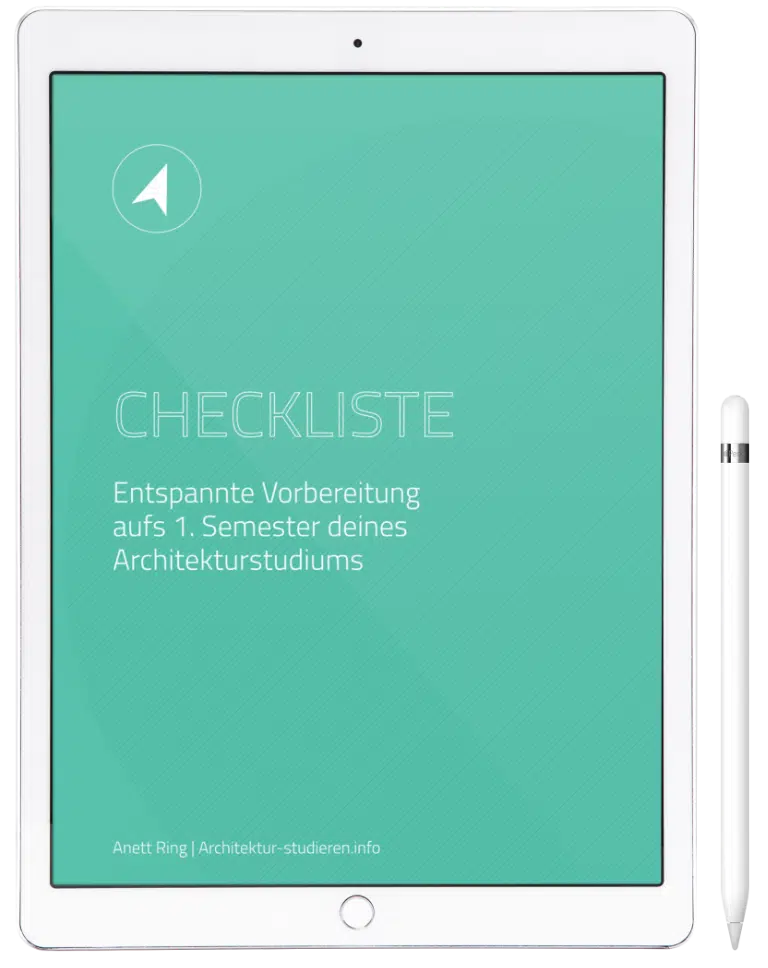 Erfolgreich auf Architekturstudium vorbereiten 2022/2023 | © Anett Ring, Architektur-studieren.info
