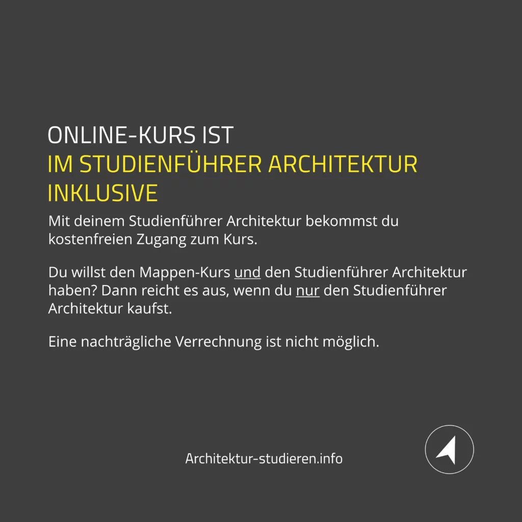 Online-Kurs ist im Studienführer Architektur inklusive | © Anett Ring, Architektur-studieren.info