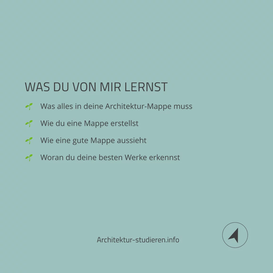 Lerne: Was alles in deine Architektur-Mappe muss, Wie du eine Mappe erstellst, Wie eine gute Mappe aussieht, Woran du deine besten Werke erkennst | Online-Kurs Mappe, © Anett Ring, Architektur-studieren.info