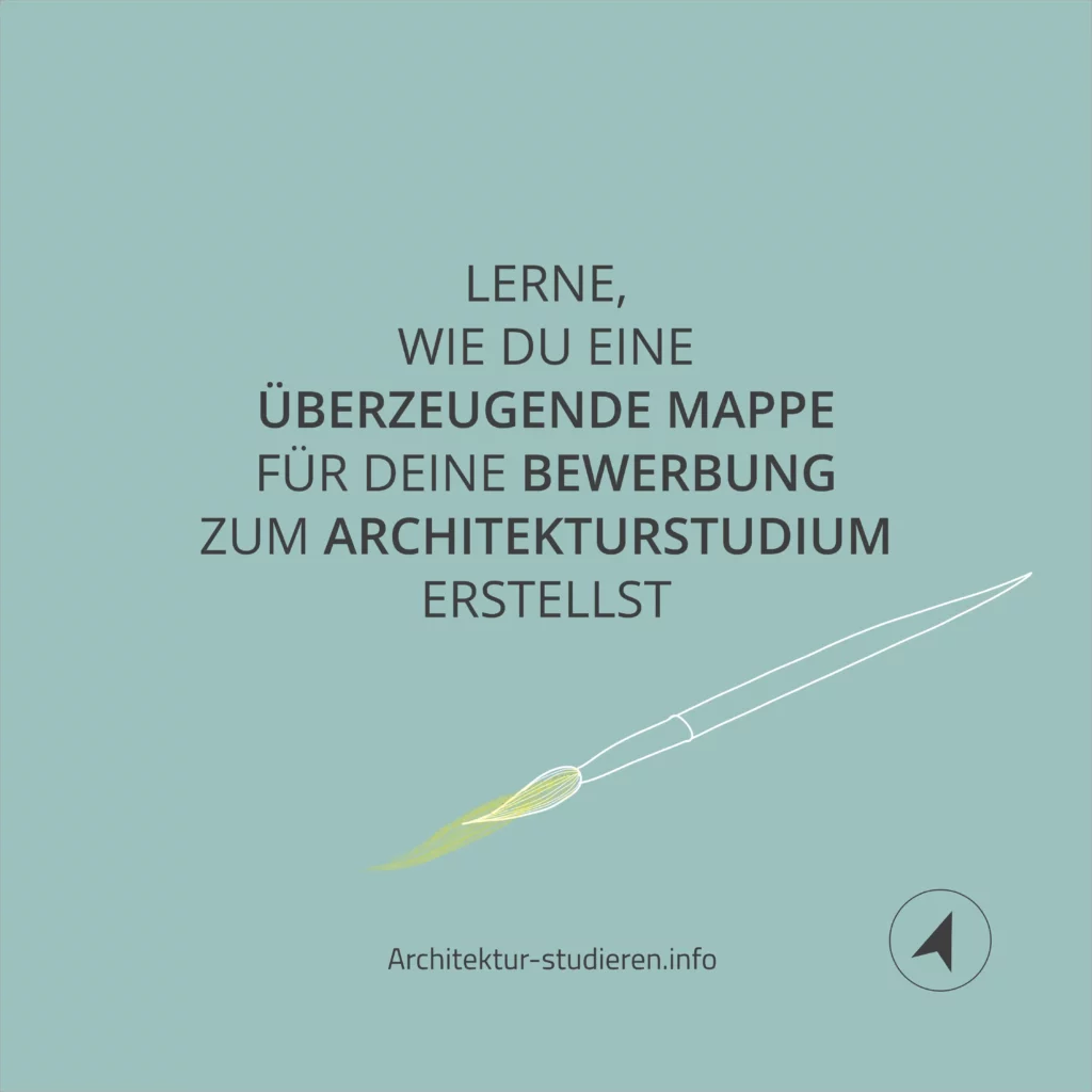 Lerne, wie du eine überzeugende Mappe für deine Bewerbung zum Architekturstudium erstellst. (Online-Kurs) | © Anett Ring, Architektur-studieren.info | © Anett Ring, Architektur-studieren.info