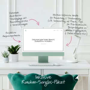 Antworten auf deine Fragen zum Architekturstudium bekommst du im E-Book „Studienführer Architektur“ | © Anett Ring, Architektur-studieren.info