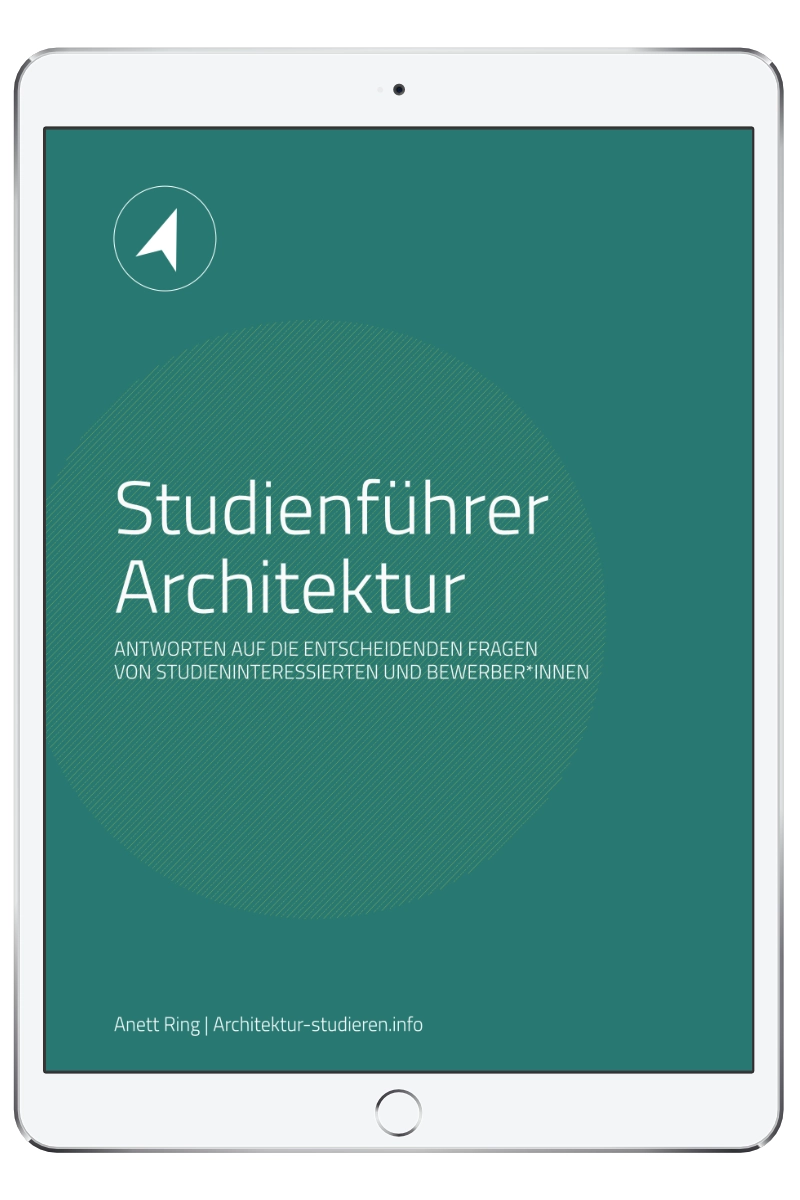 Persönliche Unterstützung für deine Bewerbung zum Architekturstudium: Studienführer Architektur | © Anett Ring, Architektur-studieren.info